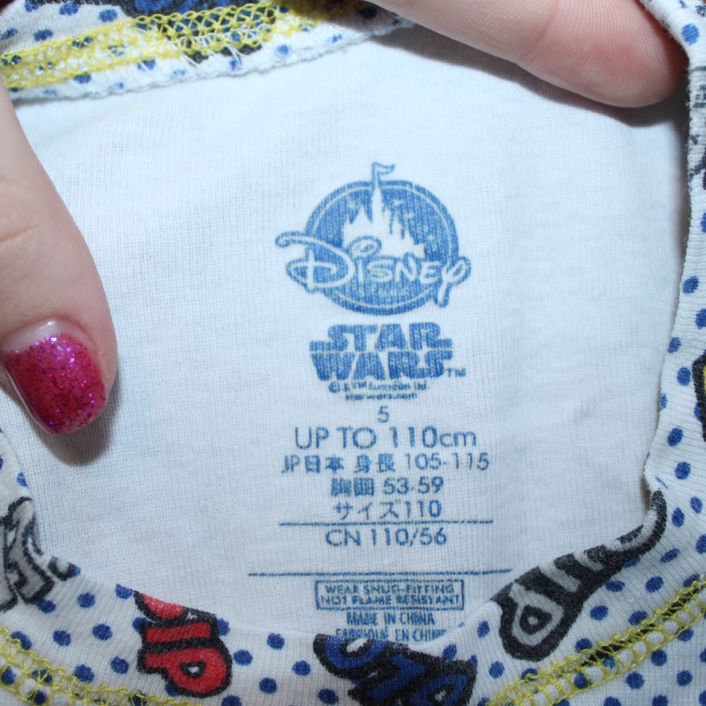 Disney Star Wars Kids Size 5 Shortsleeved Shirt - Picture 3 of 3